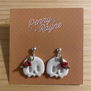 Spooky Collection - Skull Dangle Earrings 10
