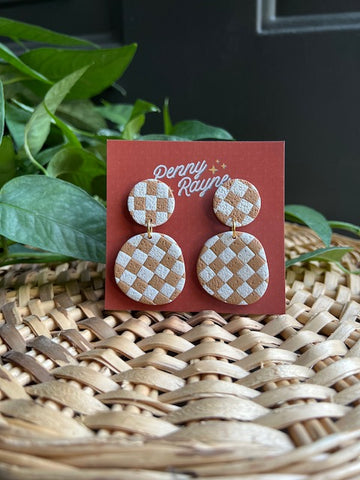 Checkerboard Collection - Dangle Earrings 3