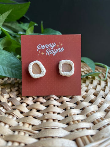 Carmel Drizzle Collection - Stud Earrings 1
