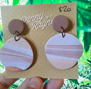Neutral Marble Collection - Dangle Earrings 3